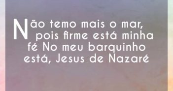Não temo mais o mar, pois firme e… Giselli Cristina Não temo mais o mar