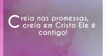 Creia nas promessas, creia em Cri… Lázaro Creia nas promessas