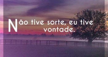 Não tive sorte, eu tive vontade…. MC Marechal Não tive sorte
