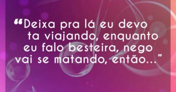 Deixa pra lá eu devo ta viajando… Marcelo D2 Deixa pra lá eu devo ta viajando - Marcelo D2