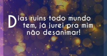 Dias ruins todo mundo tem, já jur… Nx Zero Dias ruins todo mundo tem