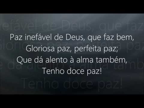 Gloriosa Paz letras - baixar - vídeo Harpa Cristã